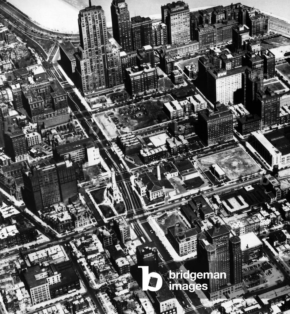 Upper Michigan Avenue, Chicago, Illinois, December 10, 1947