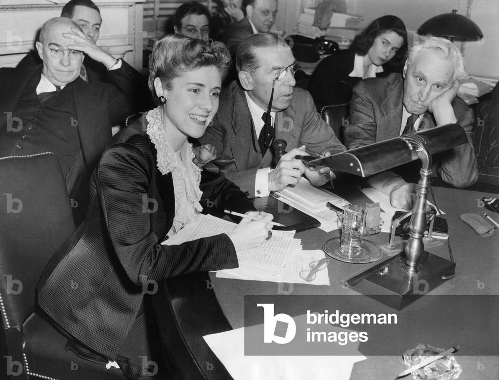 Clara Booth Luce, during Lend Lease bill extension hearings on Feb. 16, 1943