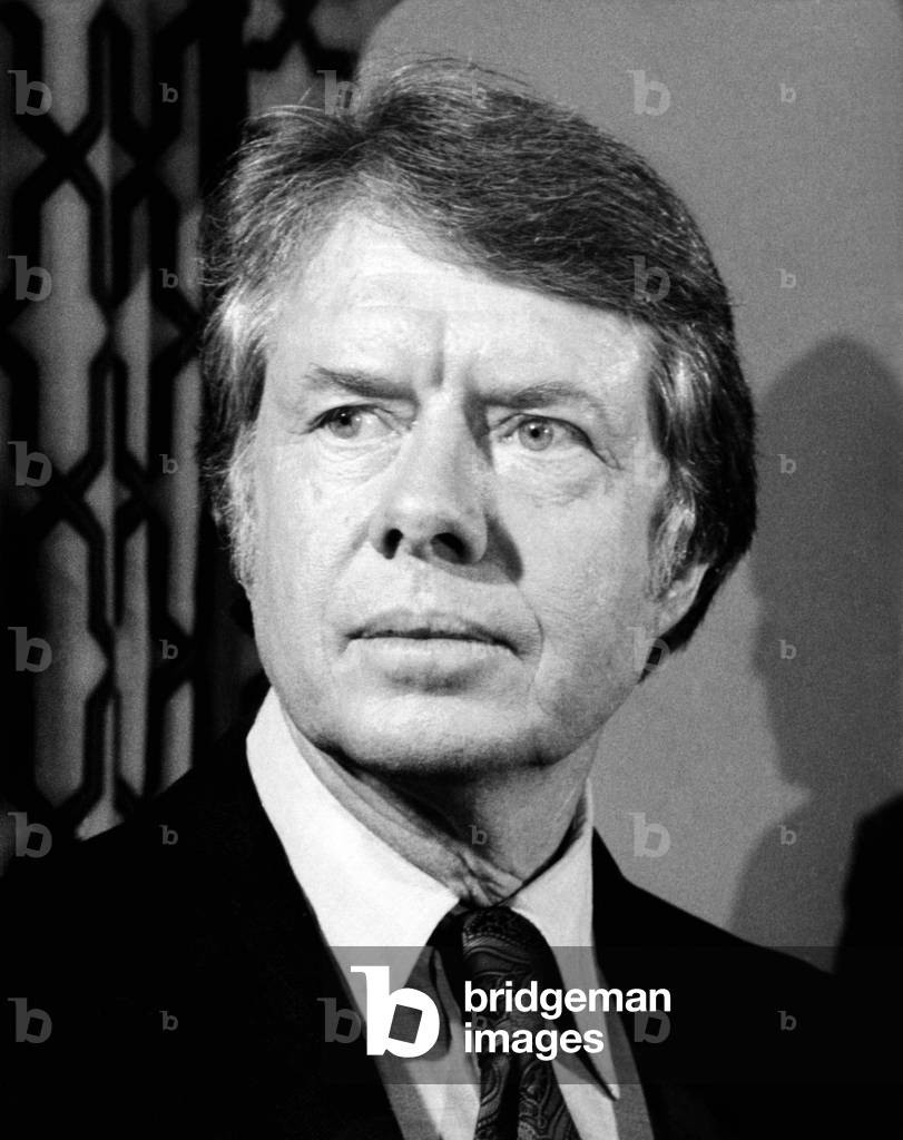 Georgia Governor Jimmy Carter during the his Democratic Primary campaign. March 21, 1976