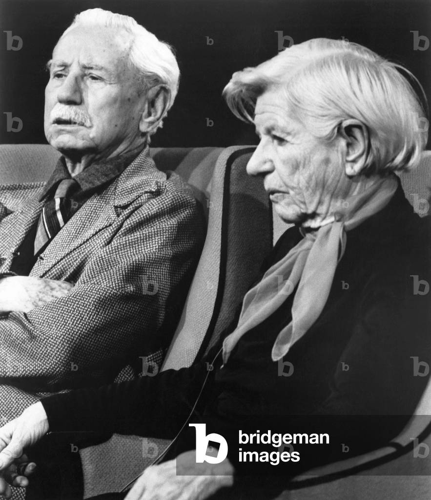 From left: historians Will and Ariel Durant, 1970s