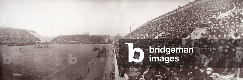 Football, panorama of the Harvard - Dartmouth football game, Nov. 14th, 1903