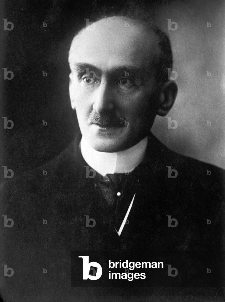 Henri Bergson, (1859-1941) French philosopher who won the Nobel Prize for Literature in 1927. 1925 photo by Henri Manuel