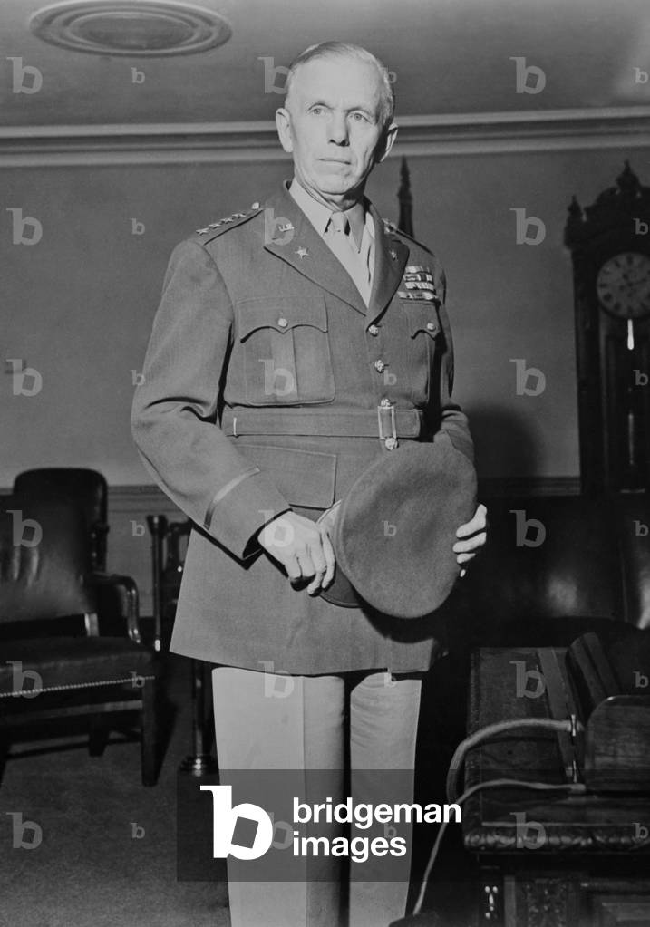 General George C. Marshall, Chief of Staff of the U.S. Armed Forces during World War 2, 1944