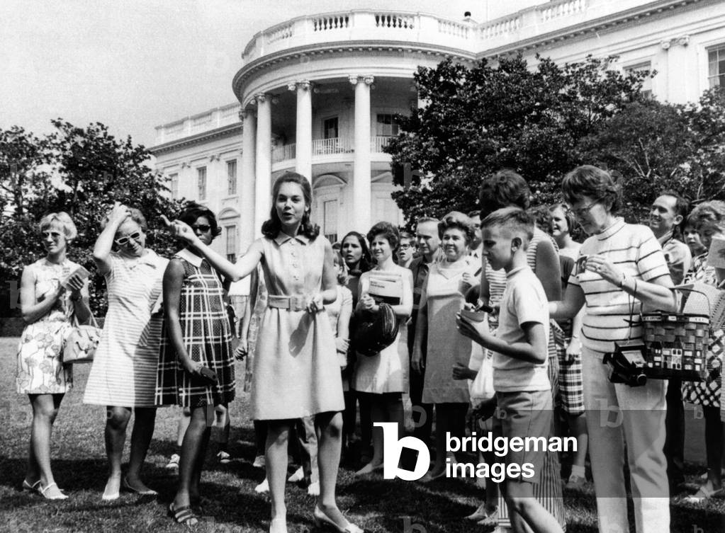 Julie Nixon Eisenhower worked as a White House tour guide in the summer of 1969, before her senior year at Smith College. July 2, 1969