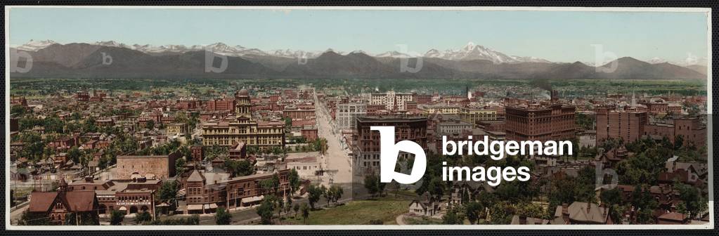 Denver, Colorado, photochrom by William Henry Jackson, c.1898