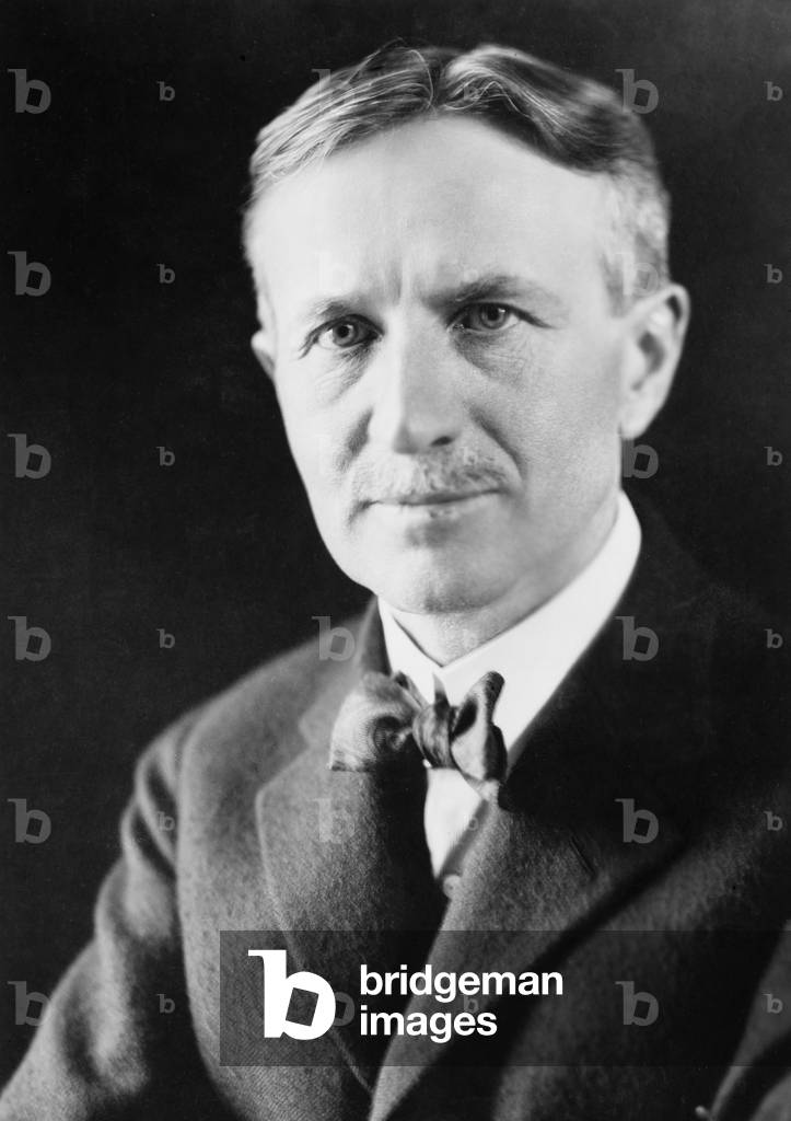 Harvey Firestone (1868-1938), founded the Firestone Tire and Rubber Company, and worked closely with the Ford Motor Company. c. 1930