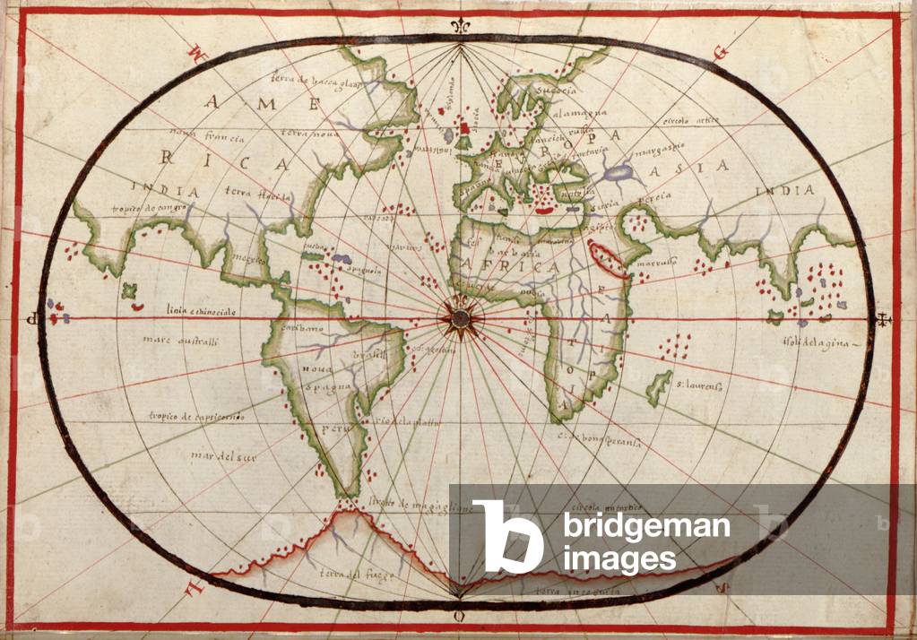 1590 map of the World