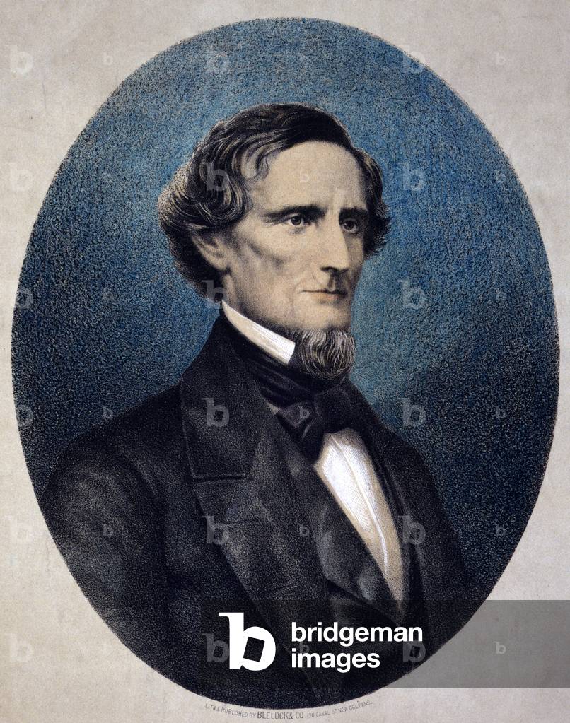 Jefferson Davis (1808-1889), president of the Southern Confederacy