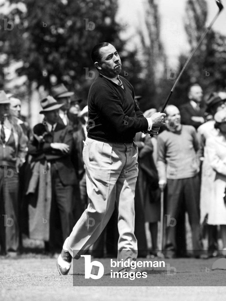 WALTER HAGAN, golf chamption.