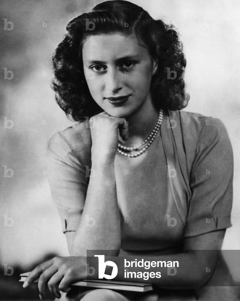 British Royal Family. Future Countess of Snowdon Princess Margaret, c.late 1940s