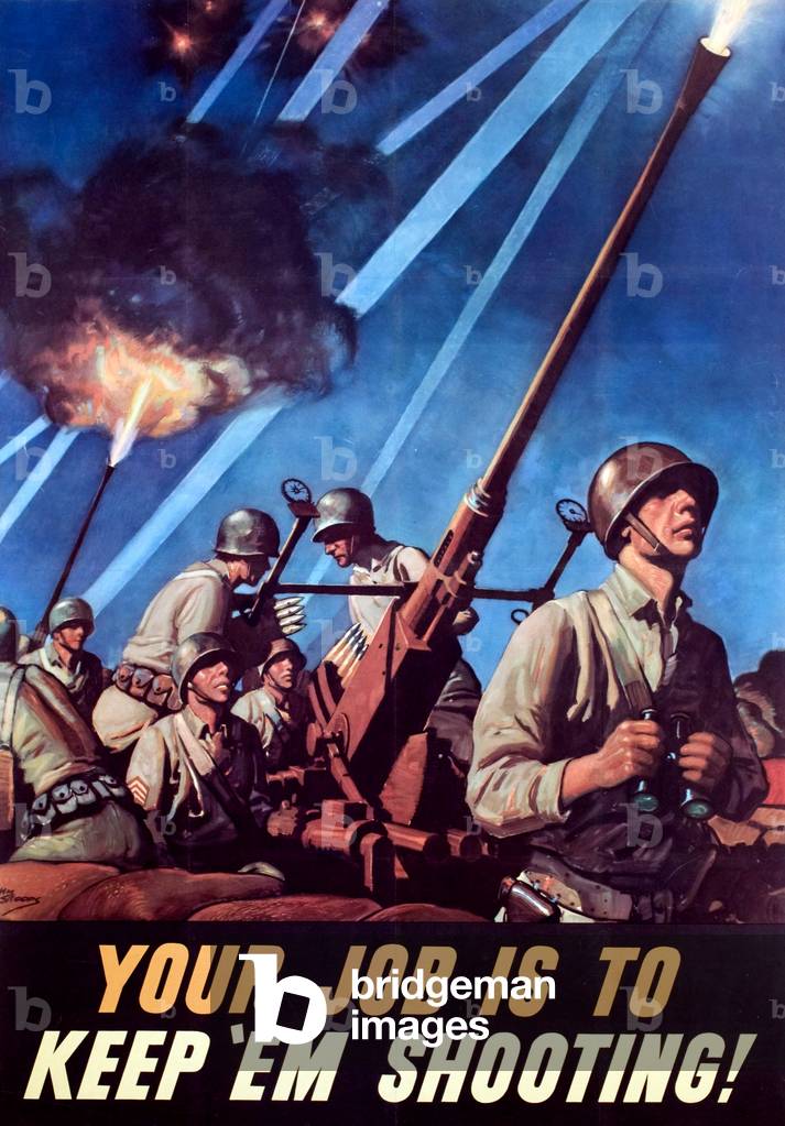 Your job is to keep 'em shooting!, 1942 (poster)