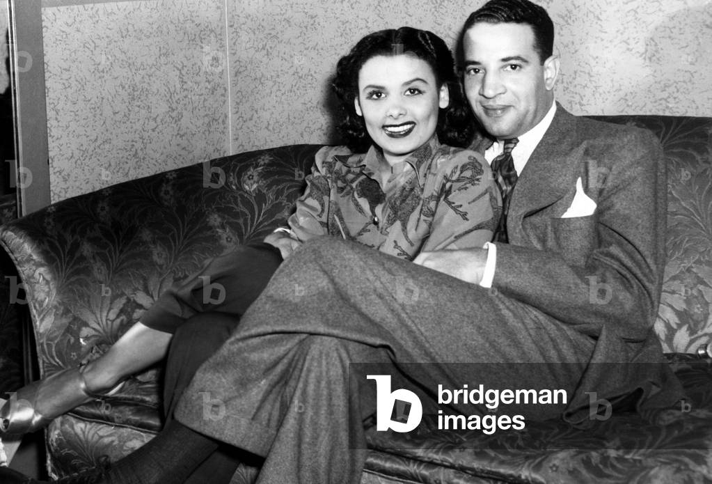 Lena Horne and Carlton Moss. c. 1944
