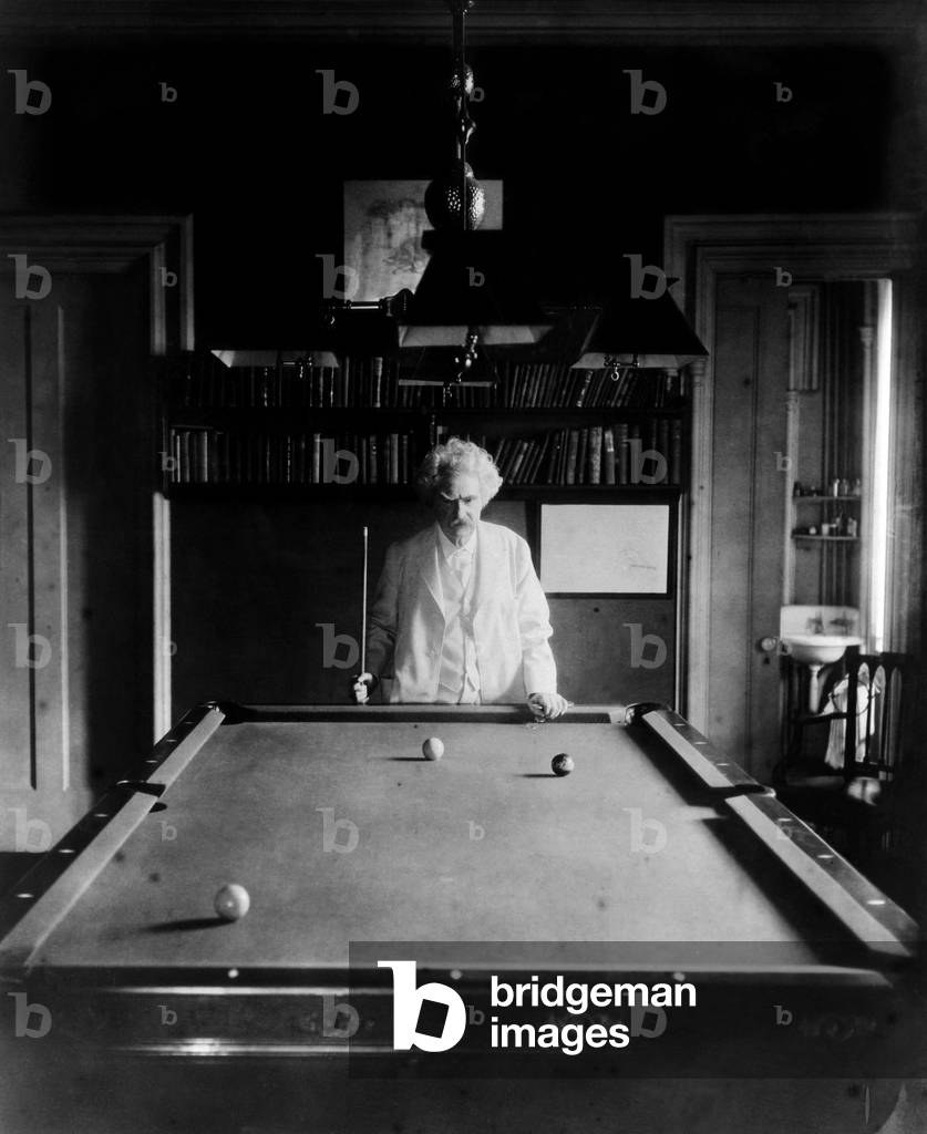 Author Mark Twain, undated photo