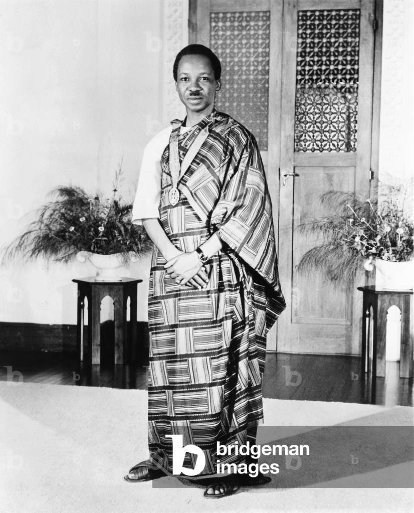 President Julius Nyerere of Tanganyika (Tanzania), Nov. 1963. He was elected without opposition five times and ruled from 1960 until his retirement in 1985. His socialist policies included state planned and collectivization of agriculture, and government control extended to industry and business