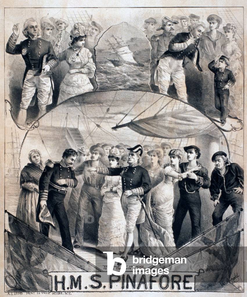 H.M.S. Pinafore, 1879 (poster)