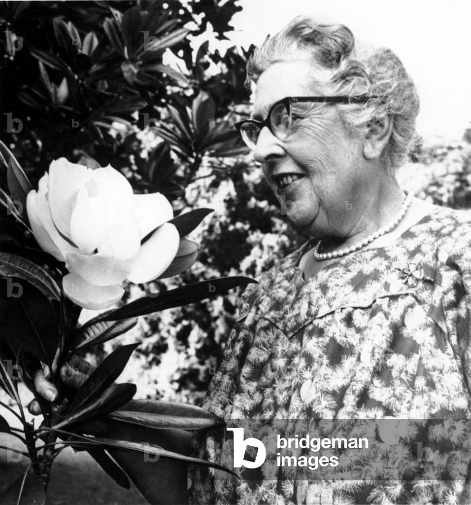 Agatha Christie (1890-1976) September 1959 (b/w photo)