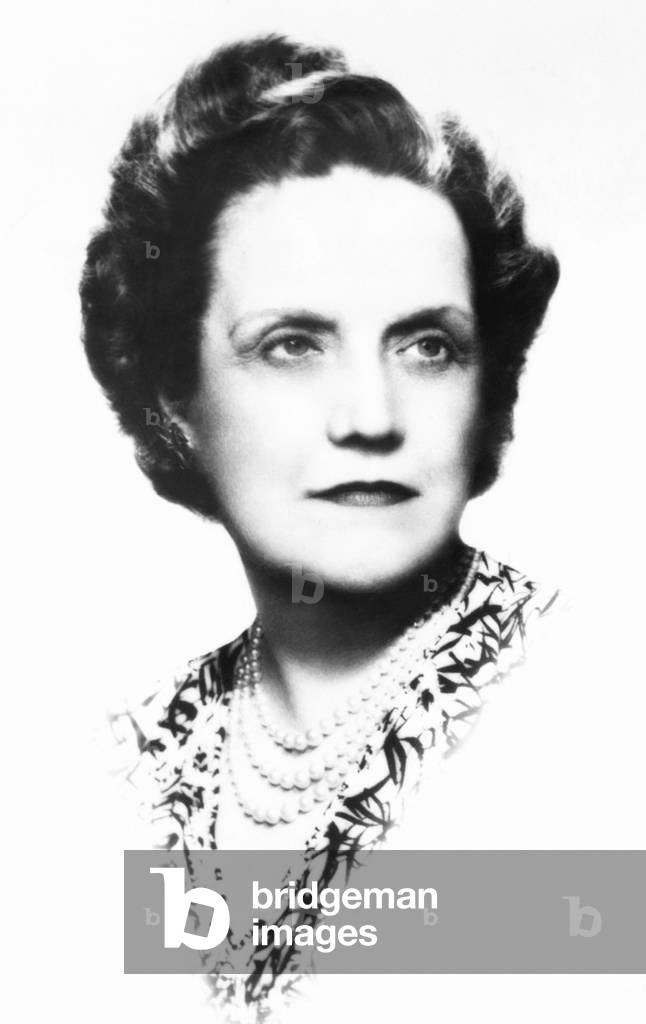 Pearl Mesta, an American socialite and political hostess, c. 1940. At age 27 Pearl married industrialist George Mesta, and at age 36 she was widowed with  million fortune. She was portrayed by Ethel Merman in the 1950 Irving Berlin Broadway musical comedy and the 1953 film, CALL ME MADAME