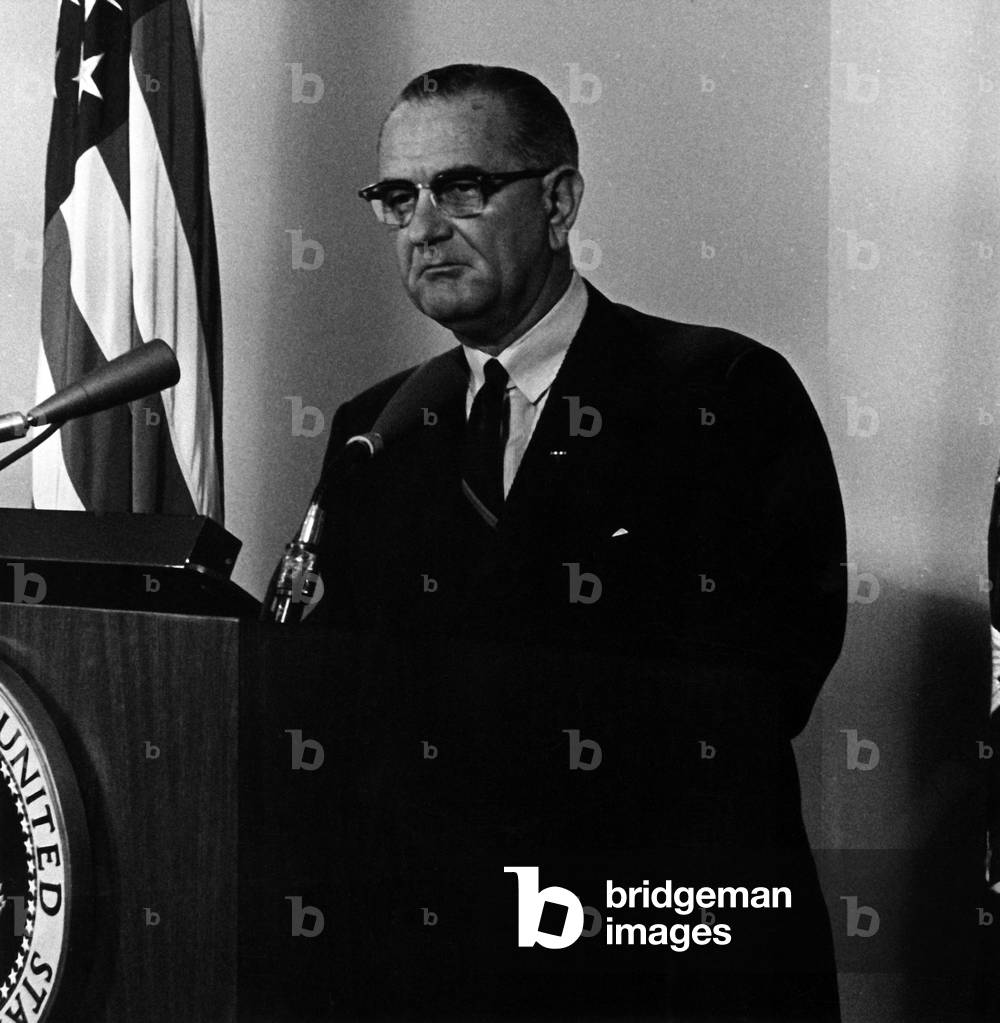 Vietnam War. President Lyndon B. Johnson President Lyndon B. Johnson Midnight Address on 2nd Gulf of Tonkin incident,