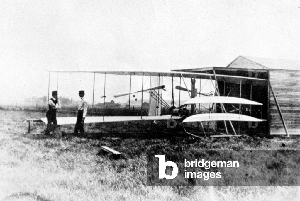 The Wright Brothers at Simms Station, Ohio, 1904