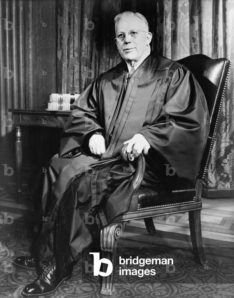 Earl Warren (1891-1974), served as chief justice of the Supreme Court, from 1953 to 1969