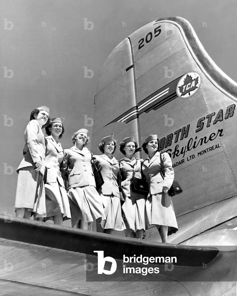 Stewardesses of the Trans-Canada Air Lines North Star (1949)