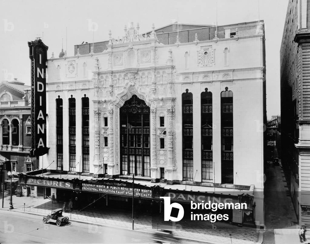 Movie theaters, The Indiana Theatre, 134 West Washington Street, Indianapolis, Indiana, c.1927
