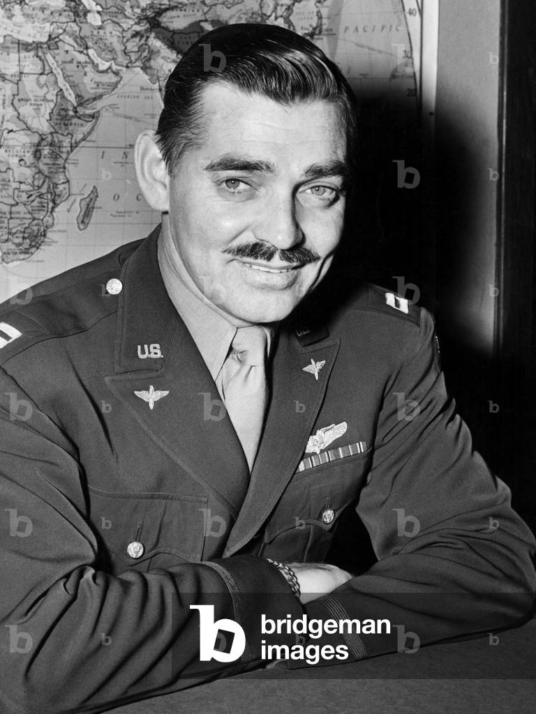 Captain CLARK GABLE World War II military officer portrait, 10/28/43