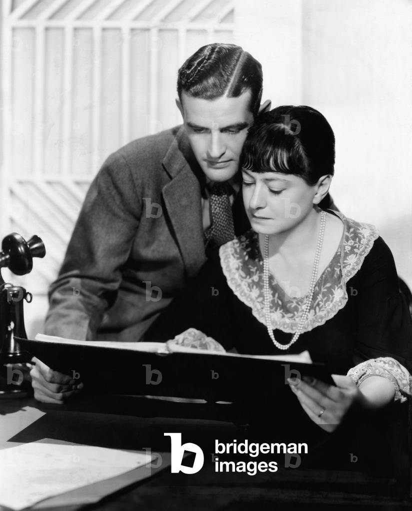 Alan Campbell and his wife Dorothy Parker in Hollywood, California, c. 1936.
