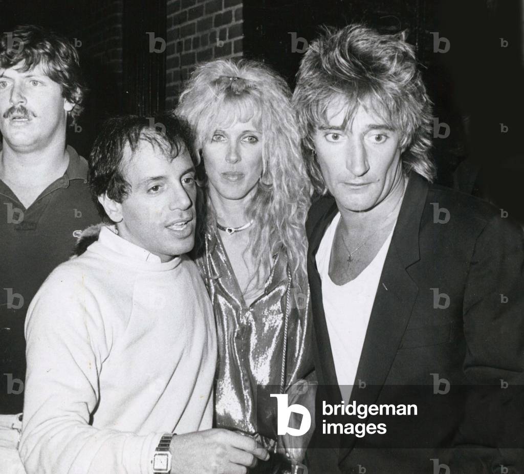 Rod Stewart, Steve Rubell Alana Hamilton, 1977 (photo)