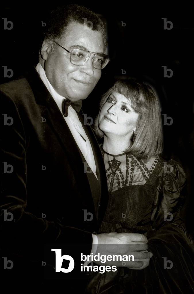 James Earl Jones and wife, undated (photo)