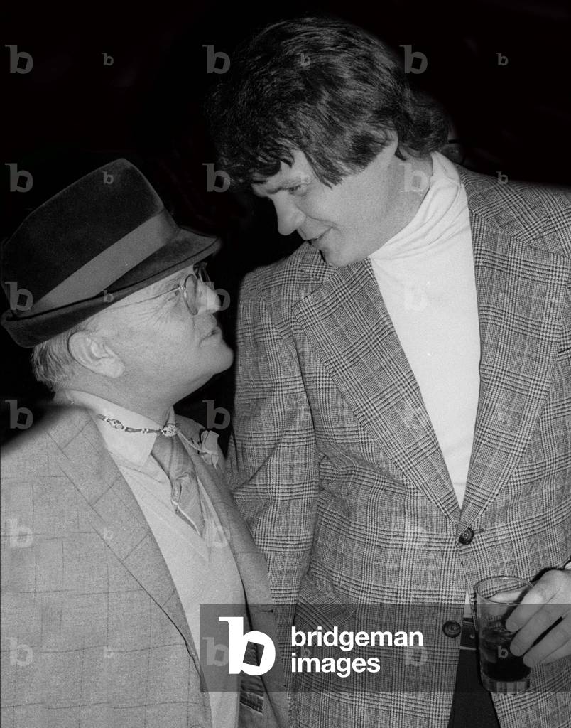 Truman Capote and Dotson Rader, undated (photo)