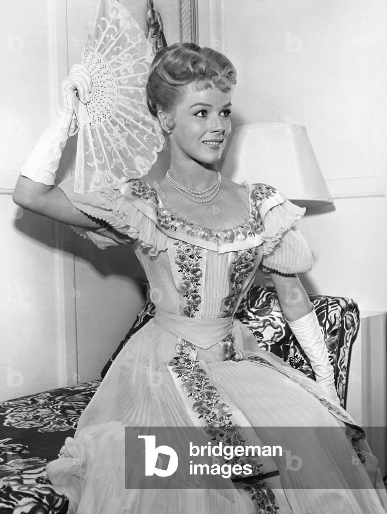 EXCUSE MY DUST, Sally Forrest on set, 1951