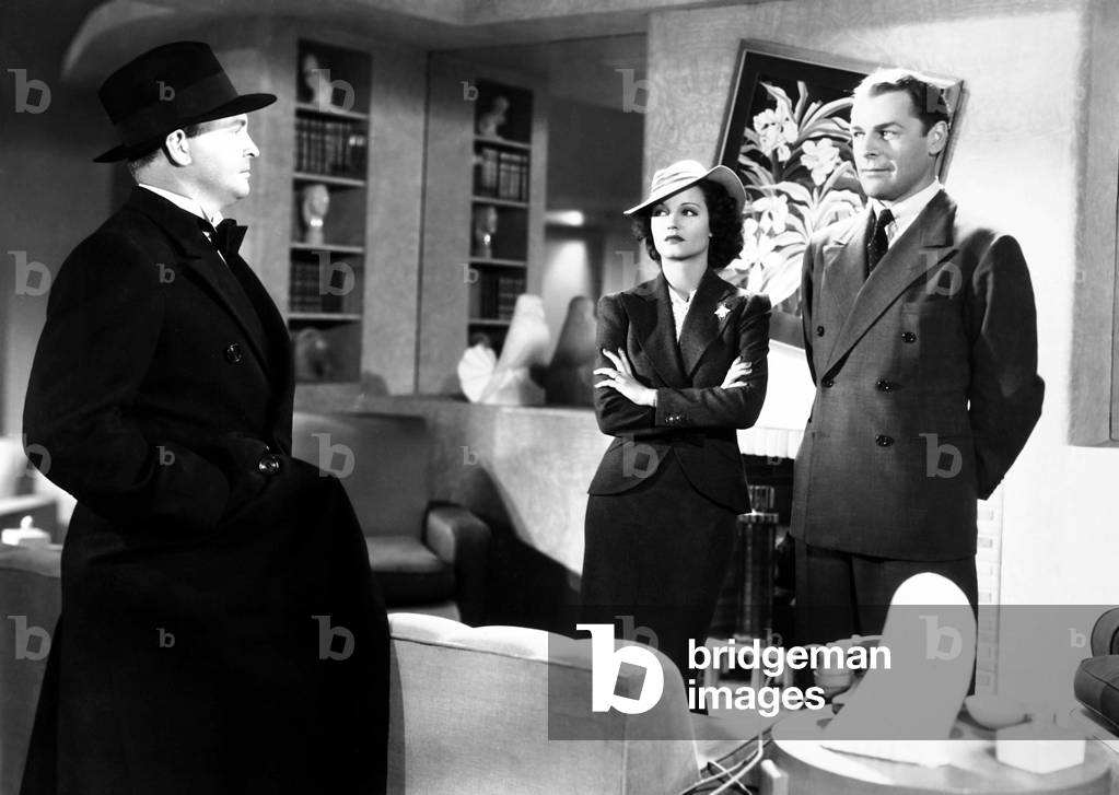 BORN RECKLESS, from left: Barton MacLane, Rochelle Hudson, Brian Donlevy,  1937