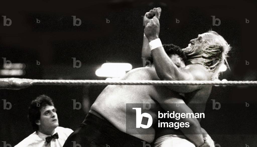 Hulk Hogan, Andre the Giant, 1987 (photo)