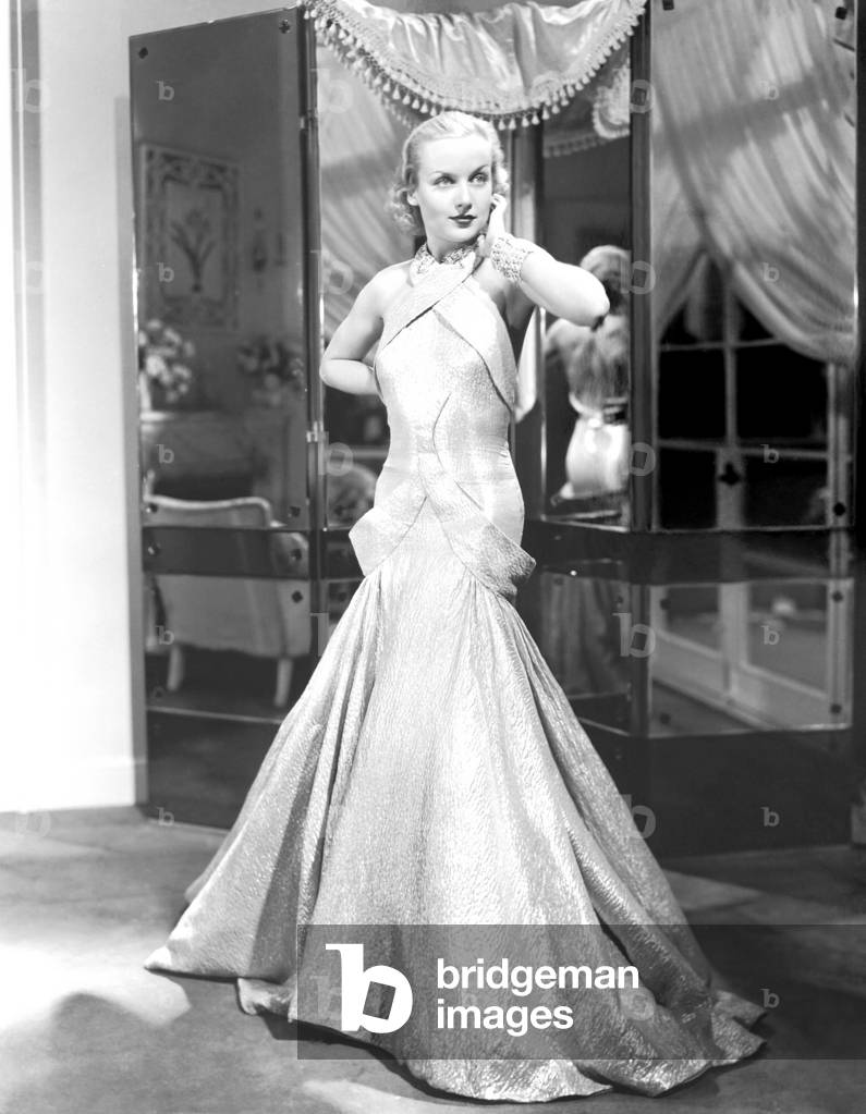 THE GAY BRIDE, Carole Lombard (in a gown by Dolly Tree), photo taken September 24, 1934