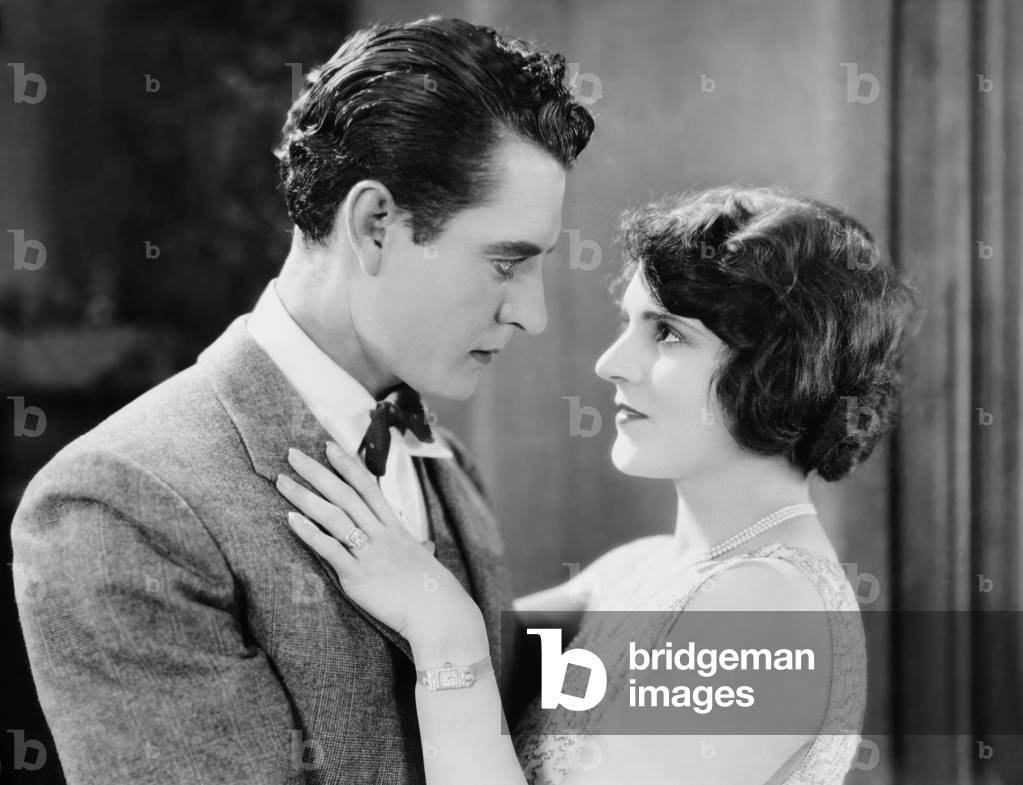THE BIG PARADE, from left: John Gilbert, Claire Adams, 1925