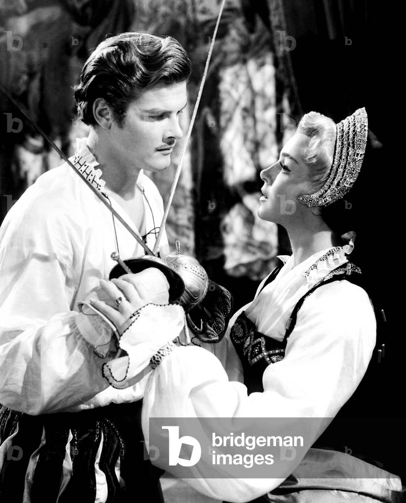 DIANE, from left, Roger Moore, Lana Turner, 1956