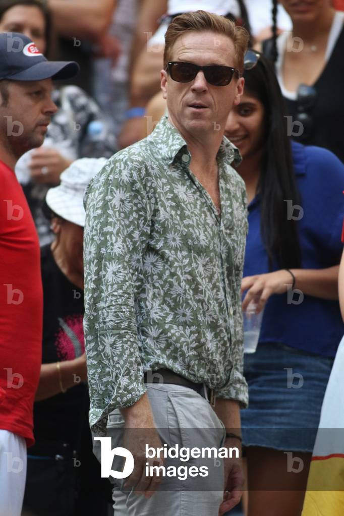Damian Lewis US open Tennis Day 4. 8/30/2018 (photo)