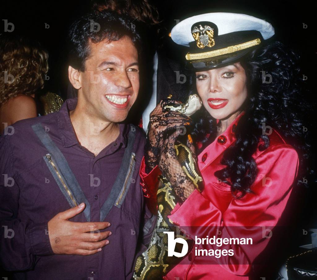 Gilbert Gotfried, LaToya Jackson, 1992 (photo)