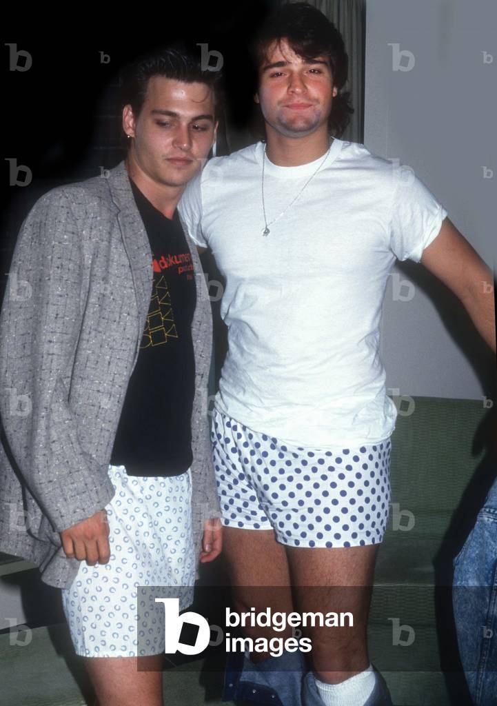 Johnny Depp and Pete De Luise (photo)