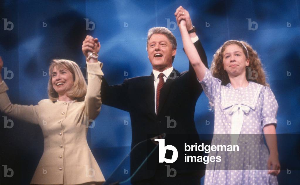 Hillary Bill Chelsea Clinton, 1992 (photo)