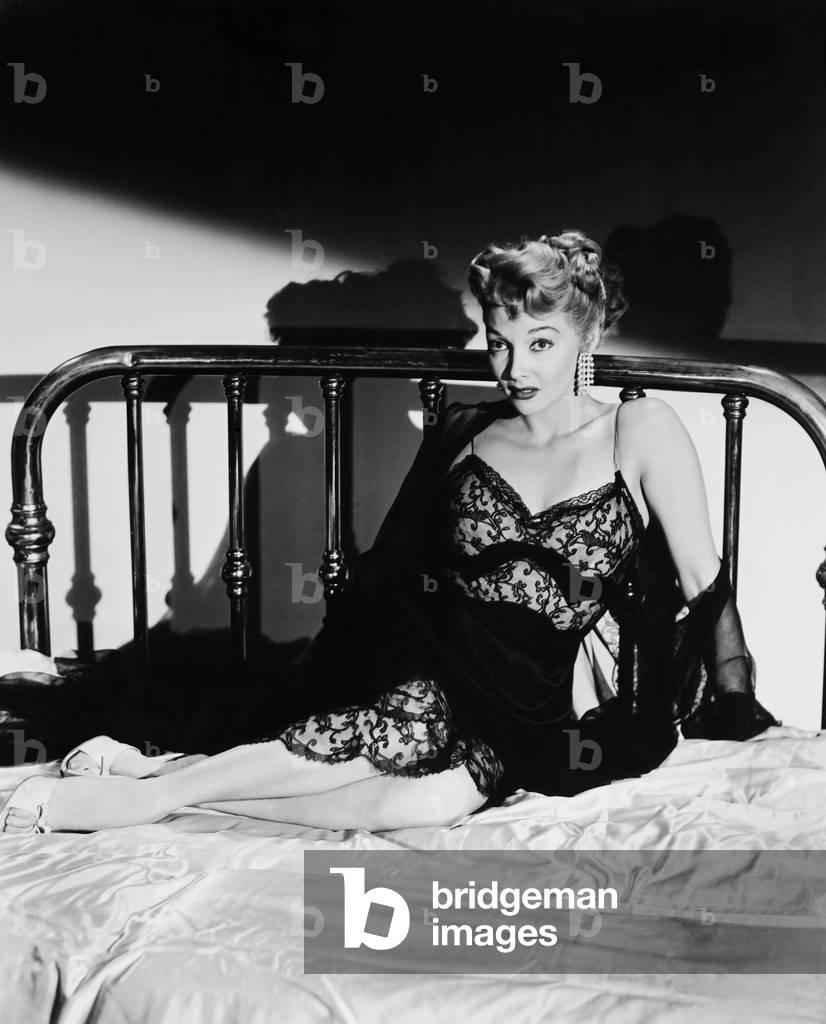 THE CROOKED WEB, Mari Blanchard, 1955