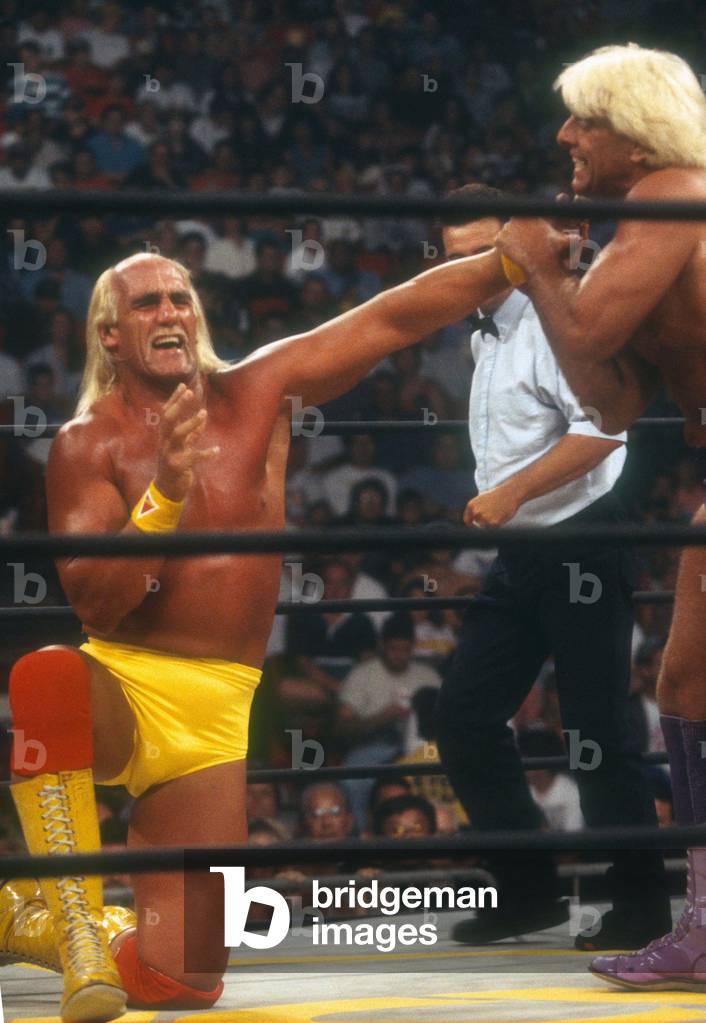 Hulk Hogan, Rick Flair, 1995 (photo)