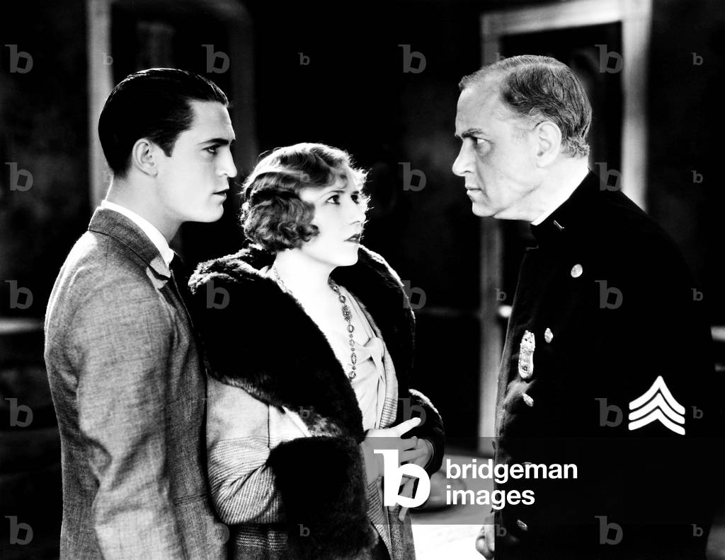ALIBI, from left, Chester Morris, Eleanor Griffith, Purnell Pratt, 1929