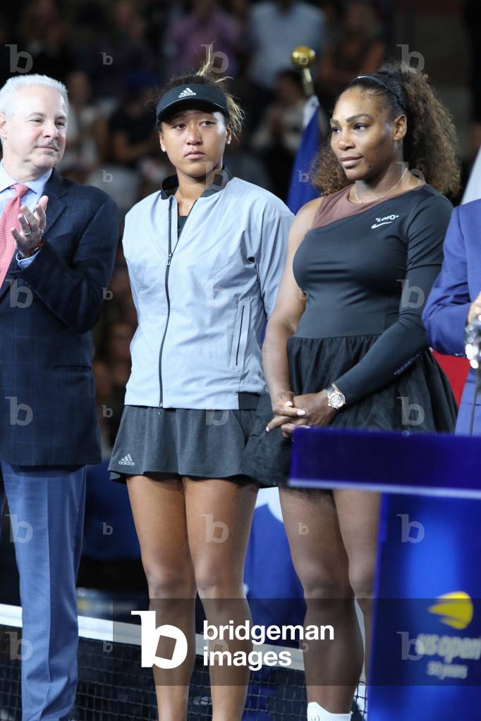 Serena Williams Naomi Osaka US Open Tennis 9/8/2018 (photo)