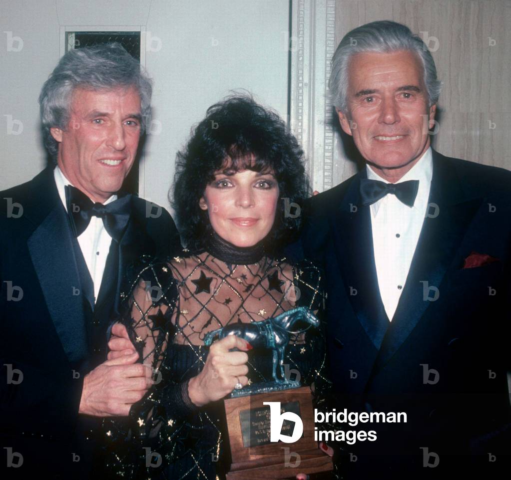Burt Bacharach Carol Bayer Sager John Forsyth, 1984 (photo)