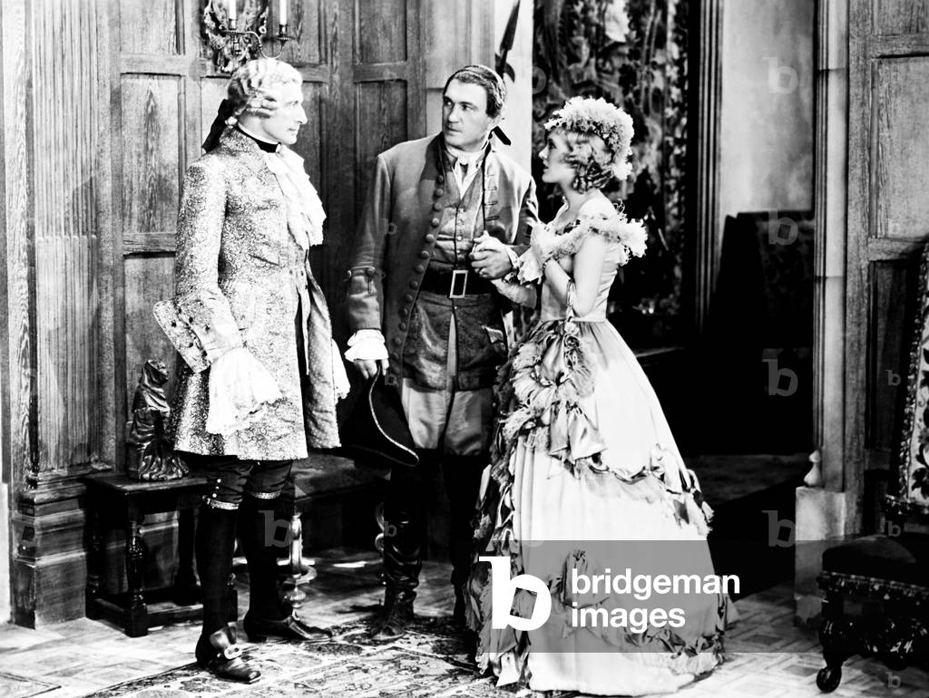 DICK TURPIN, from left, Cecil Humphreys, Victor McLaglen, Jane Carr, 1935