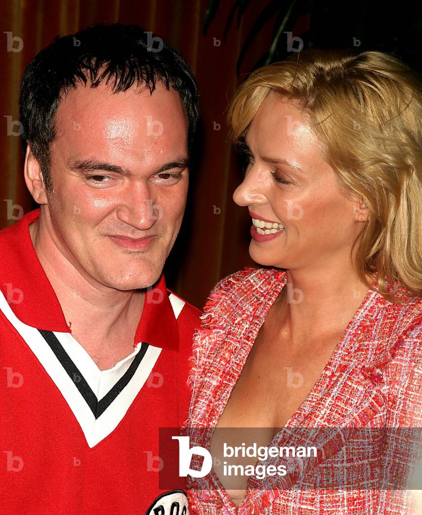 Quentin Tarantino And Uma Thurman, New York City, 2003 (photo)