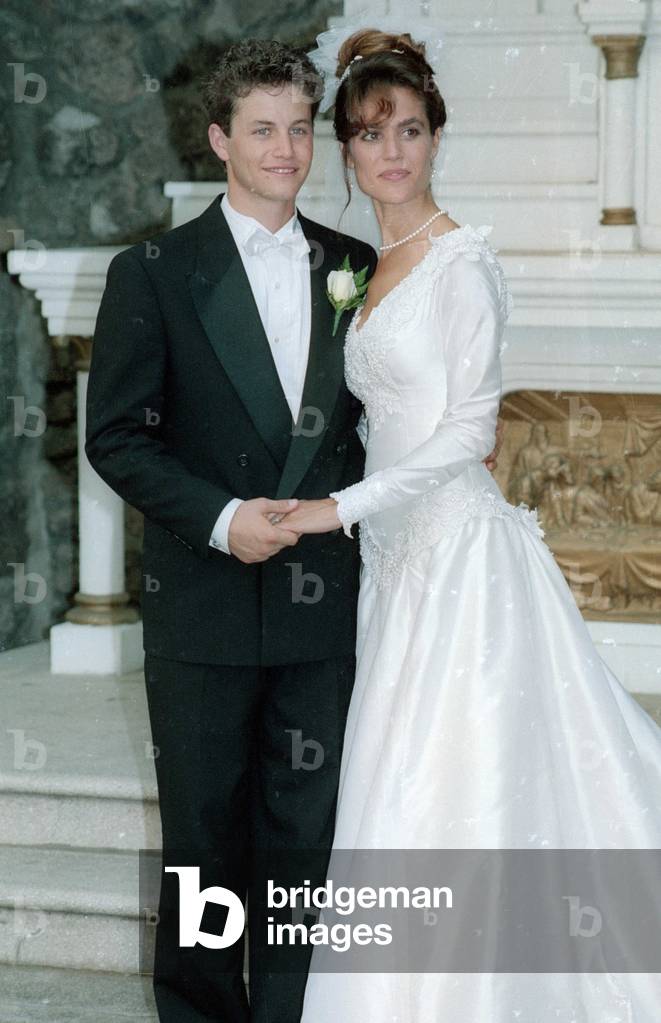 Kirk Cameron and Chelsea Noble wedding, 1991 (photo)