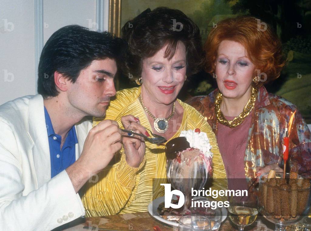 Tyrone Power Jr. Ruth Warwick Arlene Dahl, 1985 (photo)